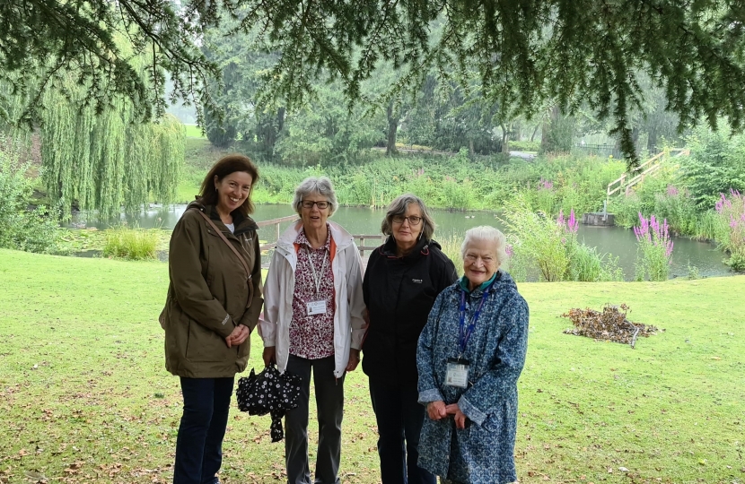 Jo joined the Closer to Home Walking Group on their weekly walk around Hanley Park