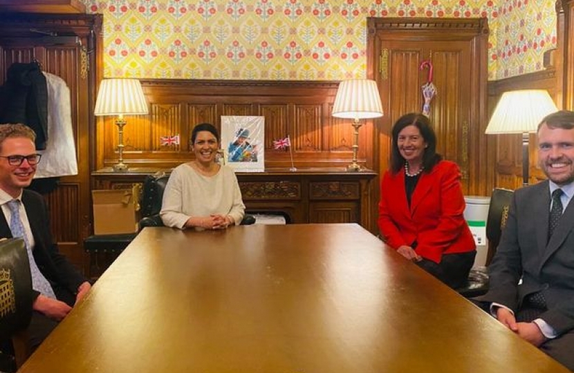 Jo and Stoke MP's meet with Home Secretary Priti Patel