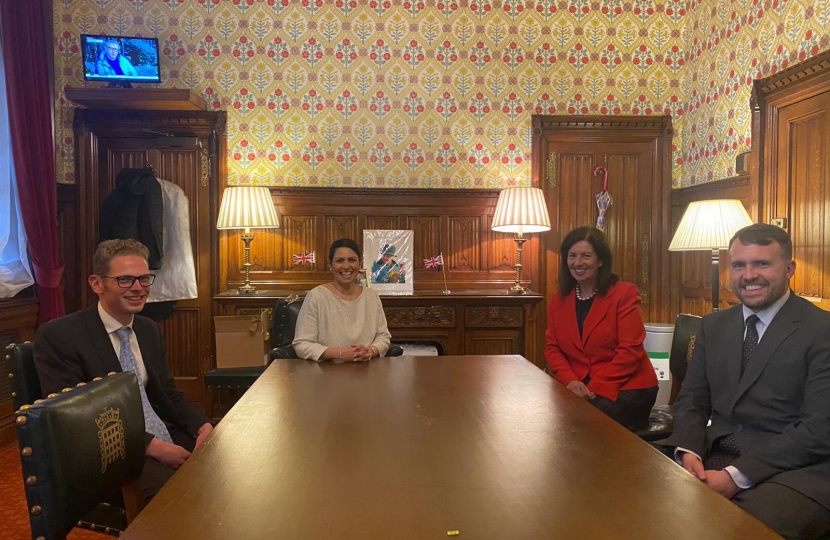 Jo and Stoke MP's meet with the Home Secretary