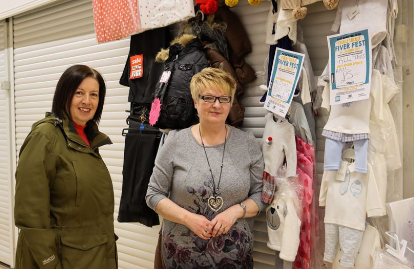 Jo Gideon MP visits Hollands children and baby wear based in Hanley ...