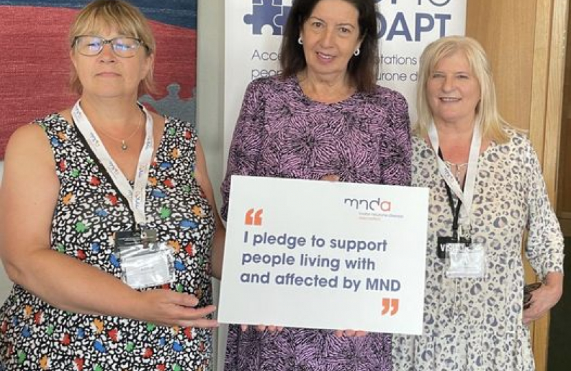 Today is #MNDAwarenessDay, which is an opportunity for all of us to help raise awareness of motor neuron disease. Earlier today, I met with the MND Association in Parliament to discuss the work they do and pledge my support.