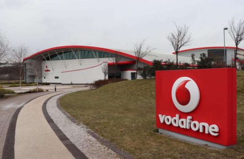Jo Gideon MP welcomes Vodafone investing into Stoke-on-Trent Central with the creation of 300 new customer-facing roles at its Stoke-on-Trent office 